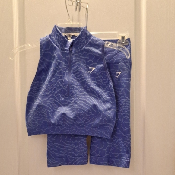 Gymshark Other - Gymshark Blue Patterned Set